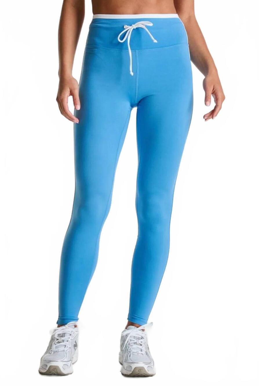 NEW YEAR OF OURS sprint pull-on leggings in sport blue/white